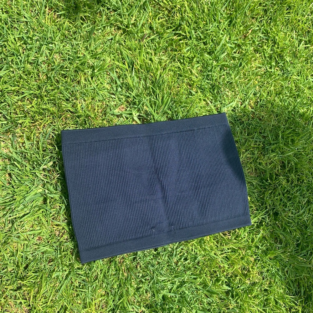 navy blue tube top